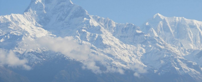 Machhapuchhare and Annapurna III , Nepal