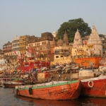 a boat on the ganges 9